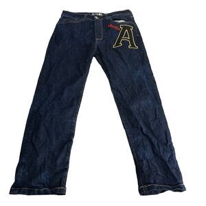 aniye by monster 69 patch blue crop jeans Size 28